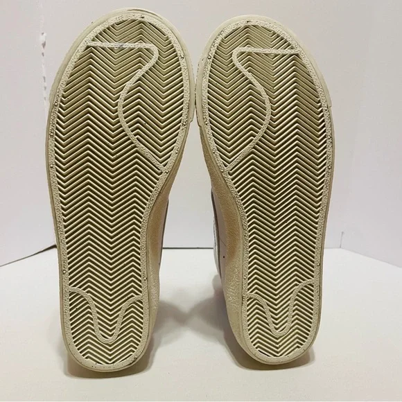 Nike Blazer Mid 77 Sneakers Shoes 4.5Y White Silver Floral Classic Casual - Picture 4 of 8